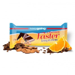Barrita Energética Faster Temptation Keepgoing 30g Chocolate & Naranja